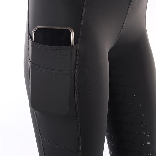 Legging d'équitation à fond full grip EJPhebe Epplejeck Gris foncé