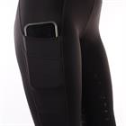Legging d'équitation à fond full grip EJPhebe Epplejeck Noir