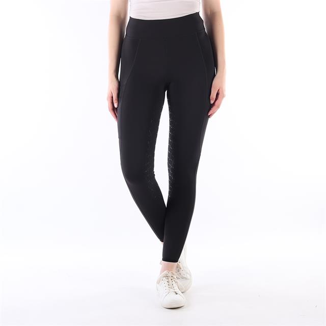 Legging d'équitation à fond full grip EJPhebe Epplejeck Noir