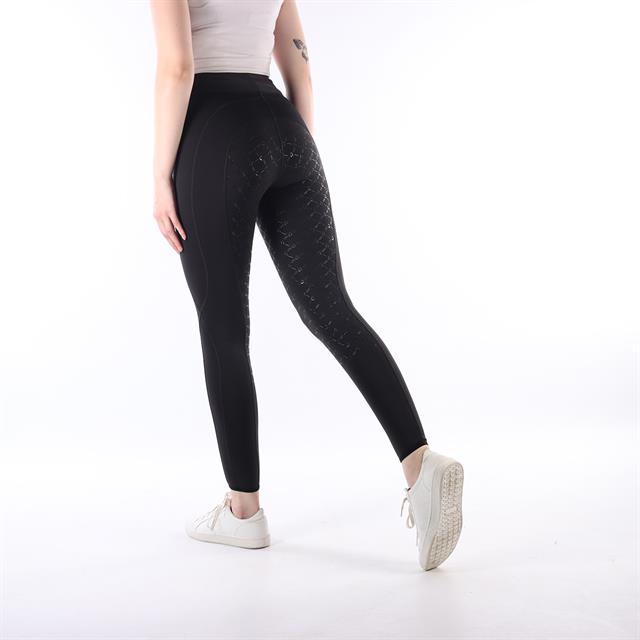 Legging d'équitation à fond full grip EJPhebe Epplejeck Noir