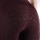Legging d'équitation à fond full grip EJPhebe Epplejeck Rouge foncé