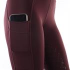 Legging d'équitation à fond full grip EJPhebe Epplejeck Rouge foncé