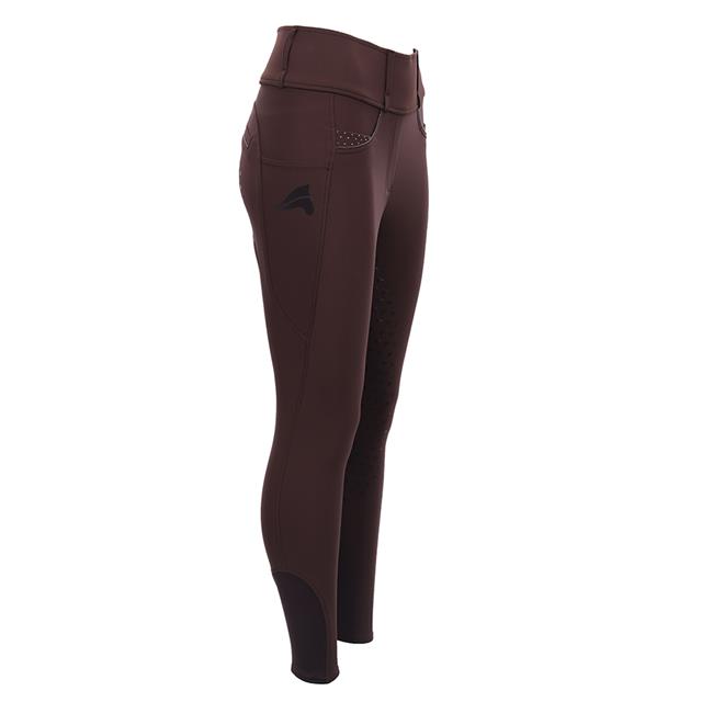Legging d'équitation à fond full-grip ERMaxima Easy Rider Marron