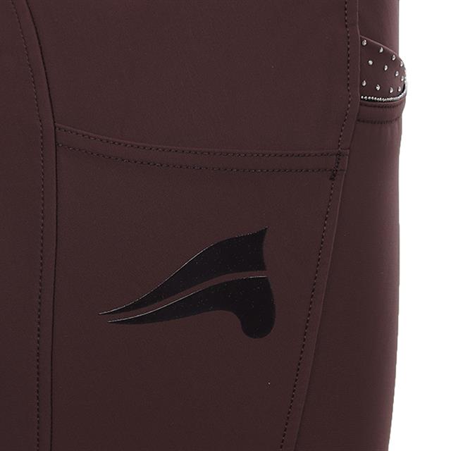 Legging d'équitation à fond full-grip ERMaxima Easy Rider Marron