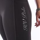 Legging d'équitation à fond full grip HVPLuci HV POLO Gris foncé
