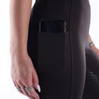 Legging d'équitation à fond full grip HVPLuci HV POLO Marron foncé