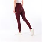 Legging d'équitation à fond full grip HVPLuci HV POLO Rouge foncé