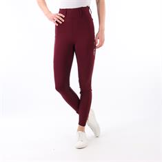 Legging d'équitation à fond full grip HVPLuci HV POLO Rouge foncé