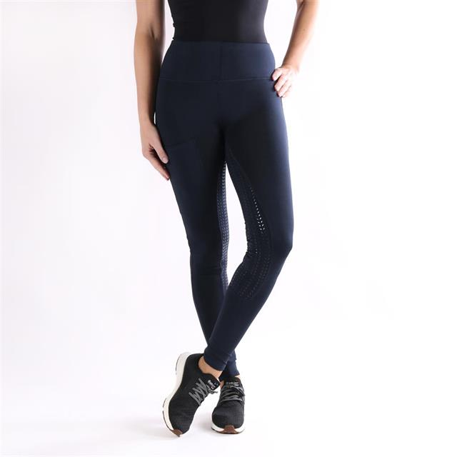 Legging d'équitation à fond full grip Illustris Enfantss Epplejeck Bleu foncé