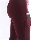 Legging d'équitation à fond full grip Illustris Enfantss Epplejeck Rouge foncé