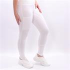 Legging d'équitation à fond full grip Illustris Epplejeck Blanc