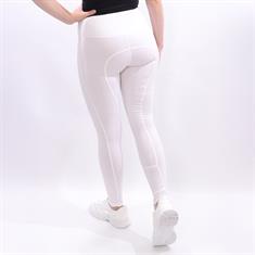 Legging d'équitation à fond full grip Illustris Epplejeck Blanc