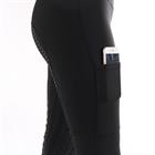 Legging d'équitation à fond full grip Illustris Epplejeck Noir
