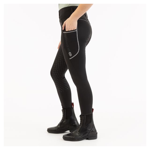 Legging d'équitation à fond full-grip Ivana Eevolv BR Enfantss Noir