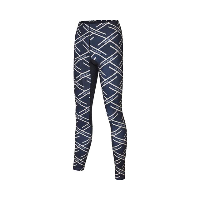 Legging d'équitation à fond full-grip KLNabia Kingsland Bleu foncé