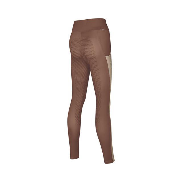 Legging d'équitation à fond full-grip KLNisha Kingsland Marron