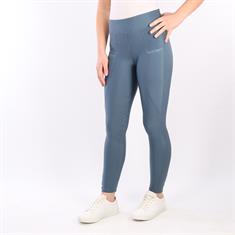 Legging d'équitation à fond full grip Linnea Montar Bleu