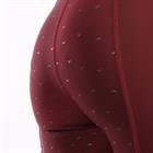 Legging d'équitation à fond full grip Linnea Montar Rouge