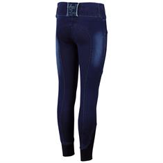 Legging d'équitation à fond full-grip LouLou Elodie Harry's Horse Enfantss Denim