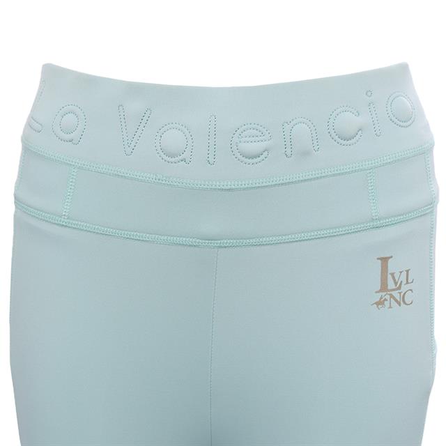 Legging d'équitation à fond full-grip LVValerie La Valencio Bleu clair