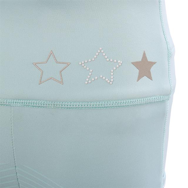 Legging d'équitation à fond full-grip LVValerie La Valencio Enfantss Bleu clair