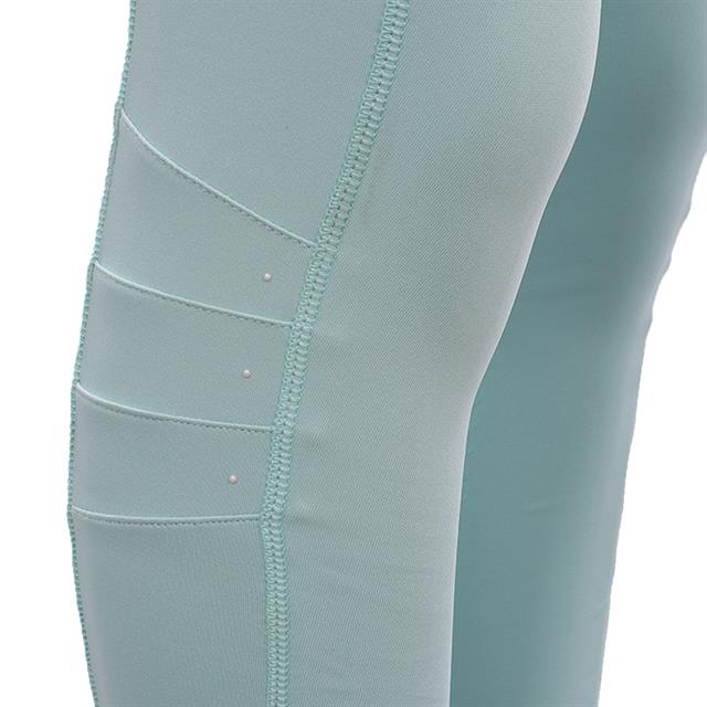 Legging d'équitation à fond full-grip LVValerie La Valencio Enfantss Bleu clair