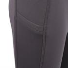 Legging d'équitation à fond full-grip LVValerie La Valencio Enfantss Gris foncé