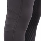 Legging d'équitation à fond full-grip LVValerie La Valencio Enfantss Gris foncé