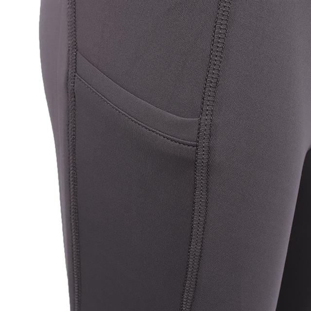 Legging d'équitation à fond full-grip LVValerie La Valencio Enfantss Gris foncé