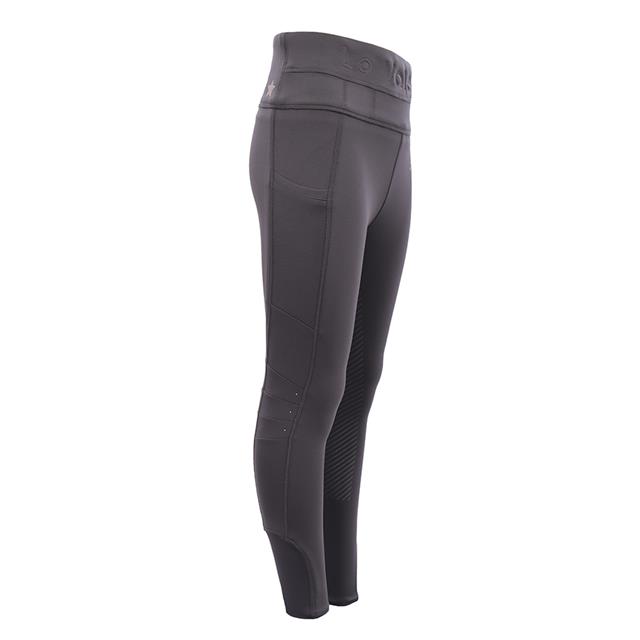 Legging d'équitation à fond full-grip LVValerie La Valencio Enfantss Gris foncé