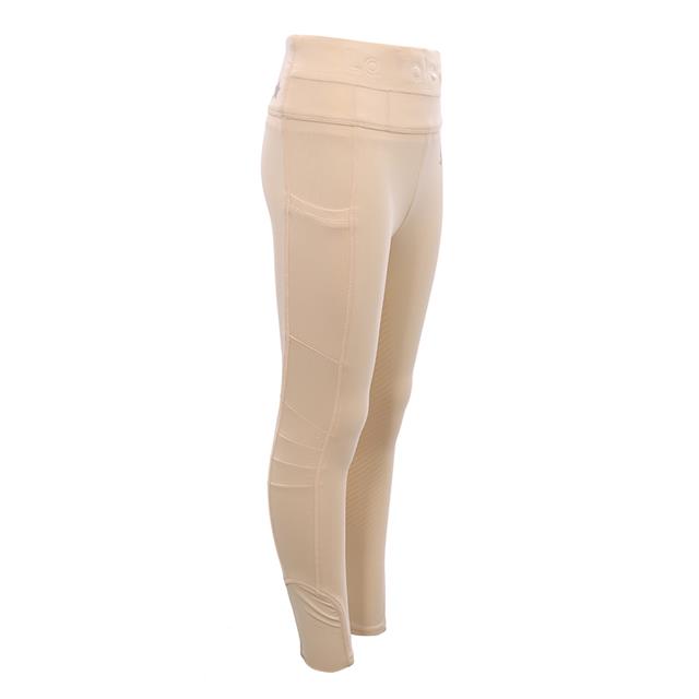 Legging d'équitation à fond full-grip LVValerie La Valencio Enfantss Jaune clair