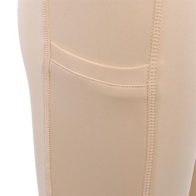 Legging d'équitation à fond full-grip LVValerie La Valencio Enfantss Jaune clair