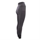 Legging d'équitation à fond full-grip LVValerie La Valencio Gris foncé