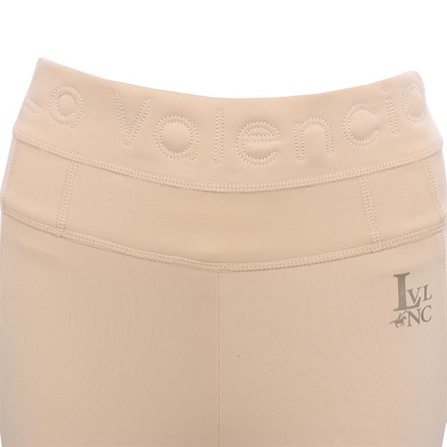 Legging d'équitation à fond full-grip LVValerie La Valencio Jaune clair