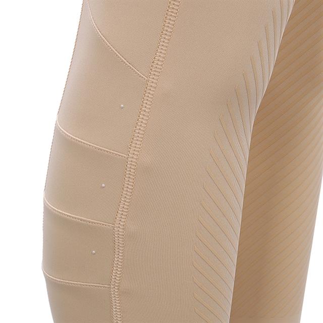 Legging d'équitation à fond full-grip LVValerie La Valencio Jaune clair