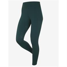 Legging d'équitation à fond full-grip Naomi LeMieux Vert foncé