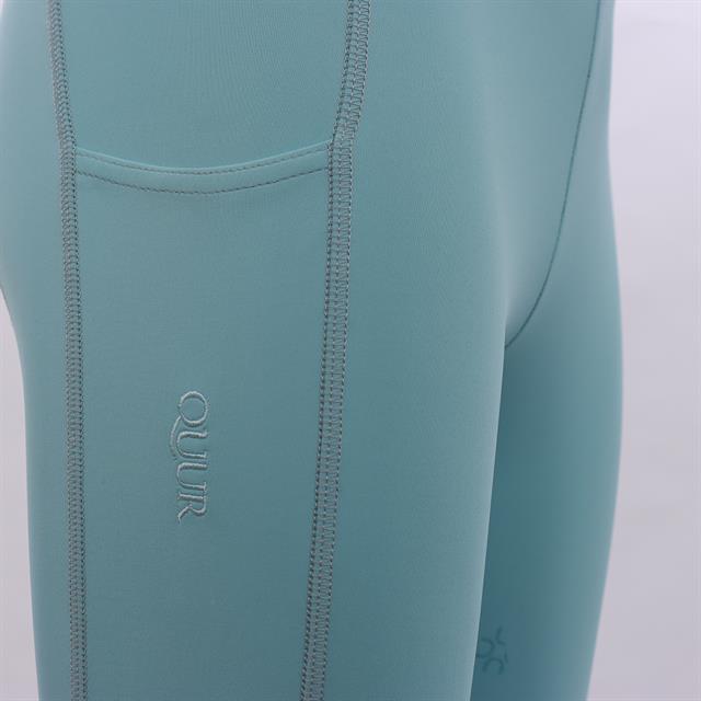 Legging d'équitation à fond full-grip QJulie QUUR Enfantss Bleu