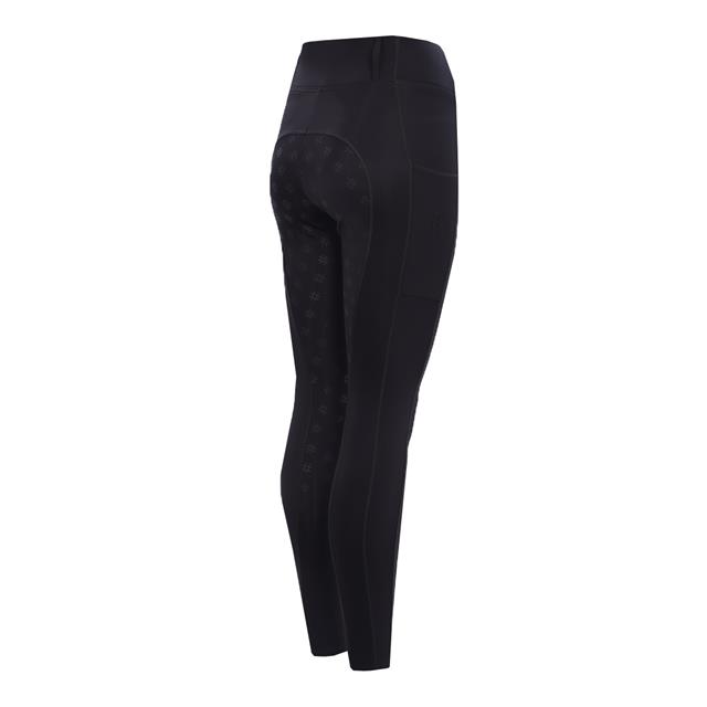 Legging d'équitation à fond full-grip QJulie QUUR Enfantss Noir