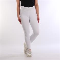 Legging d'équitation à fond full grip QNila QUUR  Blanc-argenté