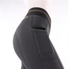 Legging d'équitation à fond full grip QNila QUUR  Bleu foncé-doré