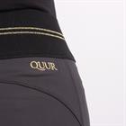 Legging d'équitation à fond full grip QNila QUUR  Bleu foncé-doré