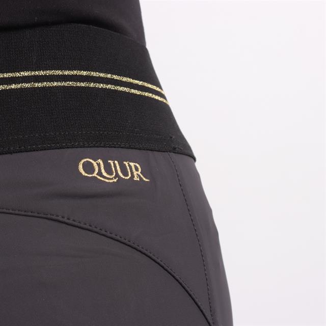 Legging d'équitation à fond full grip QNila QUUR  Bleu foncé-doré