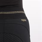 Legging d'équitation à fond full grip QNila QUUR  Noir-doré