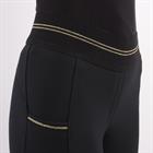 Legging d'équitation à fond full grip QNila QUUR  Noir-doré