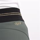 Legging d'équitation à fond full grip QNila QUUR  Vert foncé