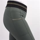 Legging d'équitation à fond full grip QNila QUUR  Vert foncé