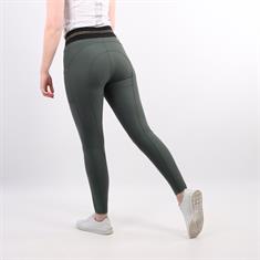 Legging d'équitation à fond full grip QNila QUUR  Vert foncé