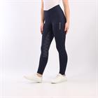 Legging d'équitation à fond full grip Selena Enfantss Montar Bleu foncé