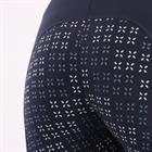 Legging d'équitation à fond full grip Selena Enfantss Montar Bleu foncé