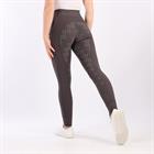 Legging d'équitation à fond full grip Selena Enfantss Montar Gris